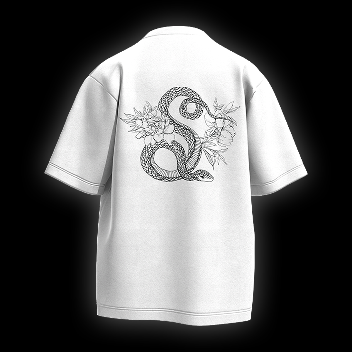 COBRA T-SHIRT (OVERSIZE) 'WHITE