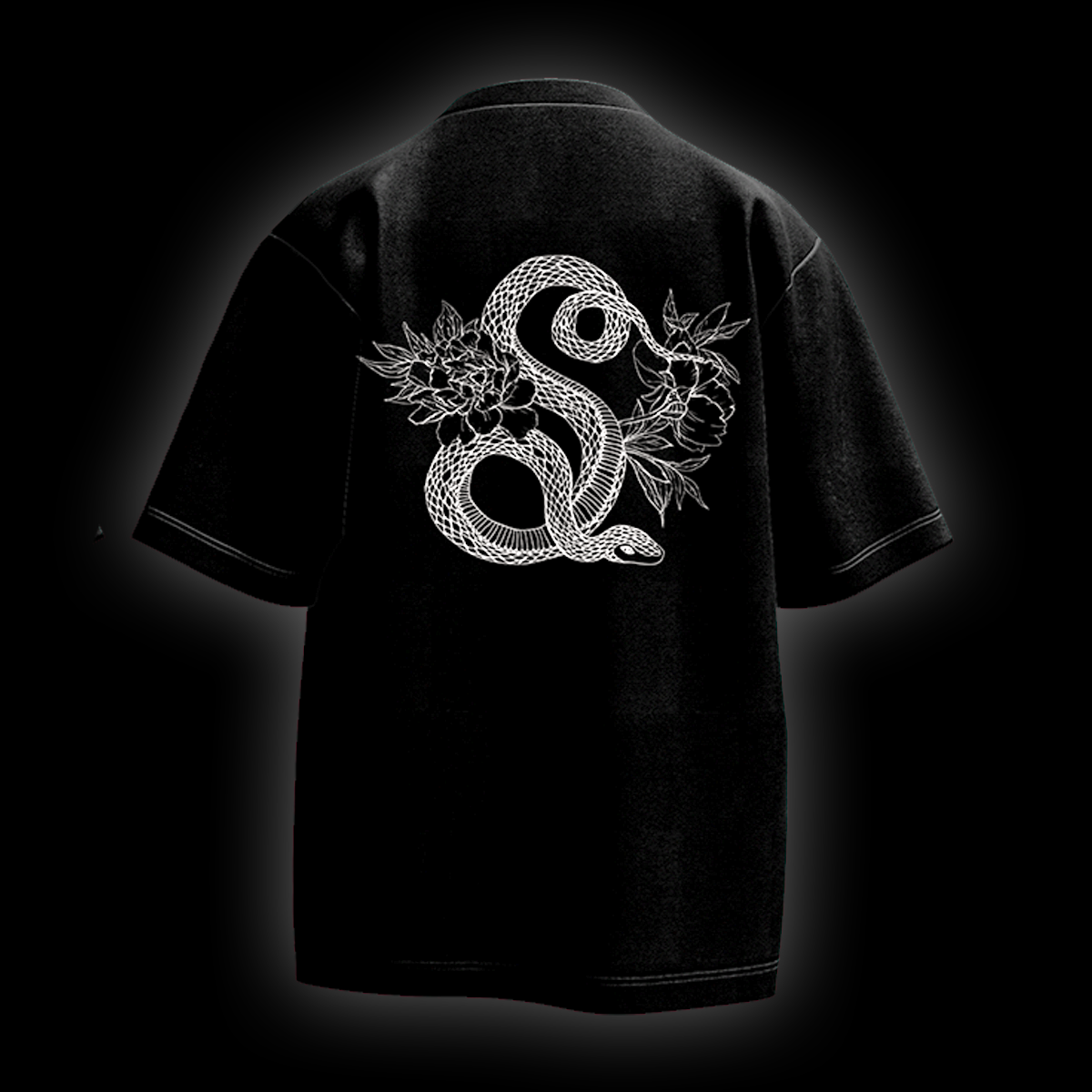 COBRA T-SHIRT (OVERSIZE) 'BLACK